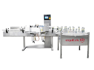 automatic labeling machine for round bottles - Equitek USA
